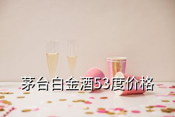 茅臺(tái)白金酒53度價(jià)格