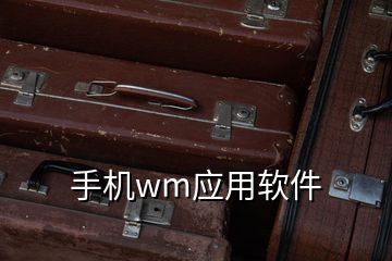 手機wm應用軟件