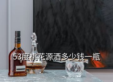 53度桃花源酒多少錢一瓶