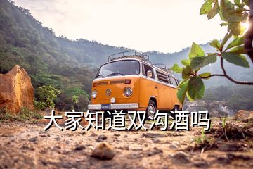 大家知道雙溝酒嗎