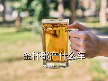 金杯都產(chǎn)什么車(chē)