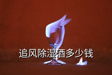 追風(fēng)除濕酒多少錢