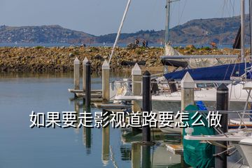 如果要走影視道路要怎么做