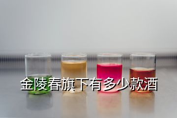 金陵春旗下有多少款酒