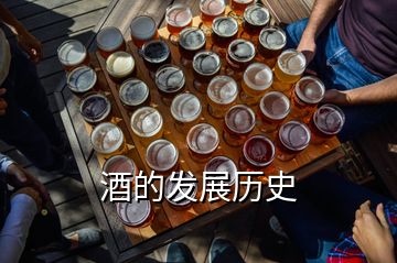 酒的發(fā)展歷史