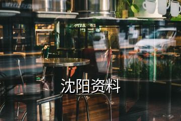 沈陽資料