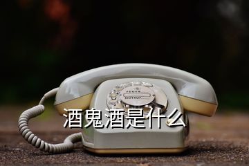 酒鬼酒是什么