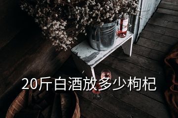 20斤白酒放多少枸杞