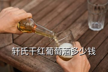 軒氏干紅葡萄酒多少錢