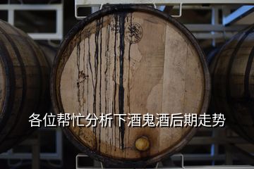 各位幫忙分析下酒鬼酒后期走勢