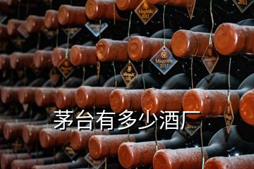 茅臺(tái)有多少酒廠