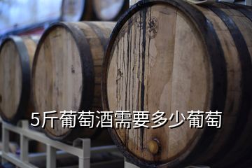 5斤葡萄酒需要多少葡萄