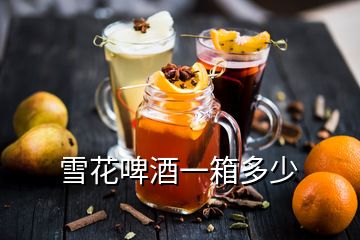 雪花啤酒一箱多少