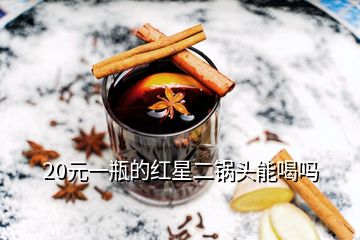 20元一瓶的紅星二鍋頭能喝嗎