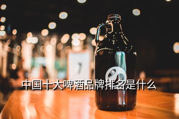 中國(guó)十大啤酒品牌排名是什么