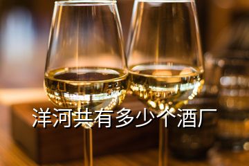 洋河共有多少個酒廠