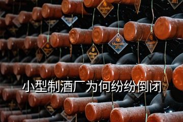 小型制酒廠為何紛紛倒閉