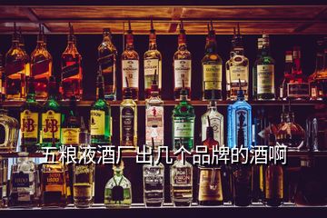 五糧液酒廠出幾個品牌的酒啊