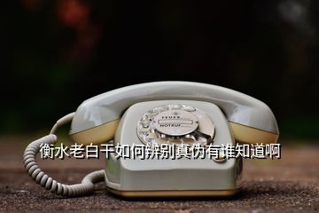 衡水老白干如何辨別真?zhèn)斡姓l知道啊