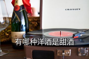 有哪種洋酒是甜酒