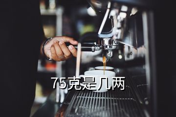 75克是幾兩