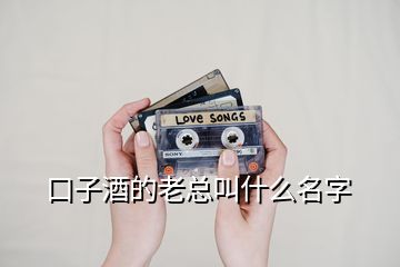 口子酒的老總叫什么名字