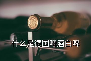 什么是德國啤酒白啤