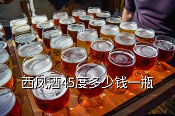 西鳳酒45度多少錢(qián)一瓶