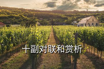 十副對(duì)聯(lián)和賞析