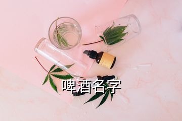 啤酒名字