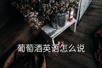 葡萄酒英語(yǔ)怎么說(shuō)