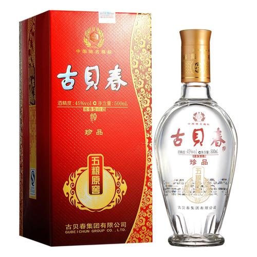 古貝春濃香型白酒多少錢一箱